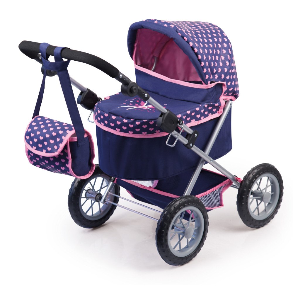 Bayer Bayer - Dolls Pram - Trendy - Navy (13052AA)