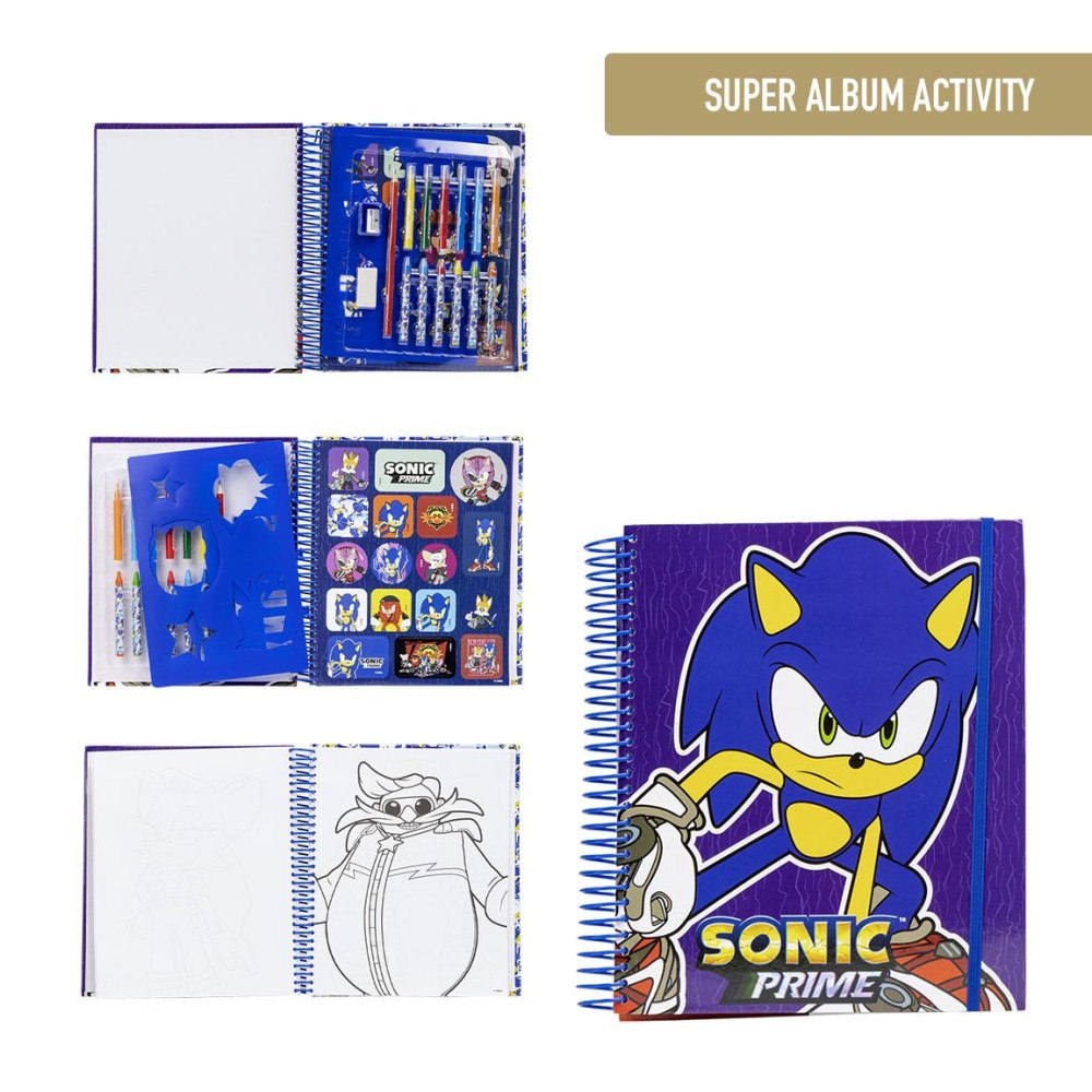 CERDA Cerda - Super Activity Album Colourful, Sonic Prime (I-2700000853)