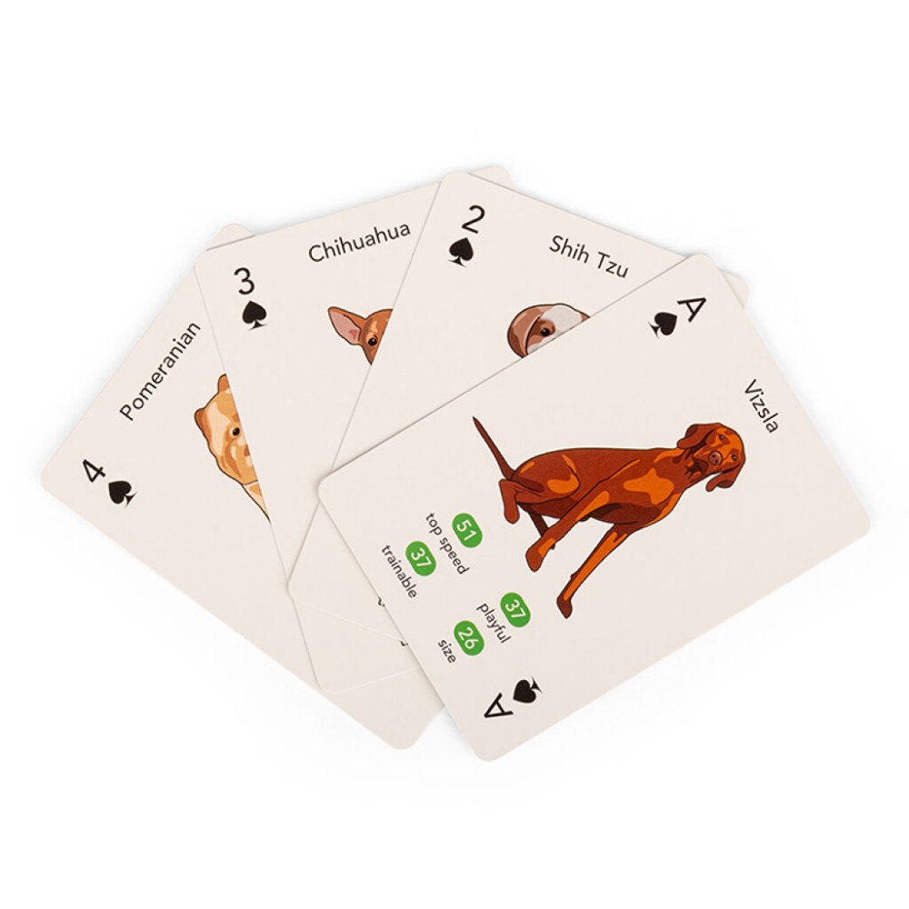 Kikkerland Kikkerland - Paws & Play Playing Cards - (GG274)
