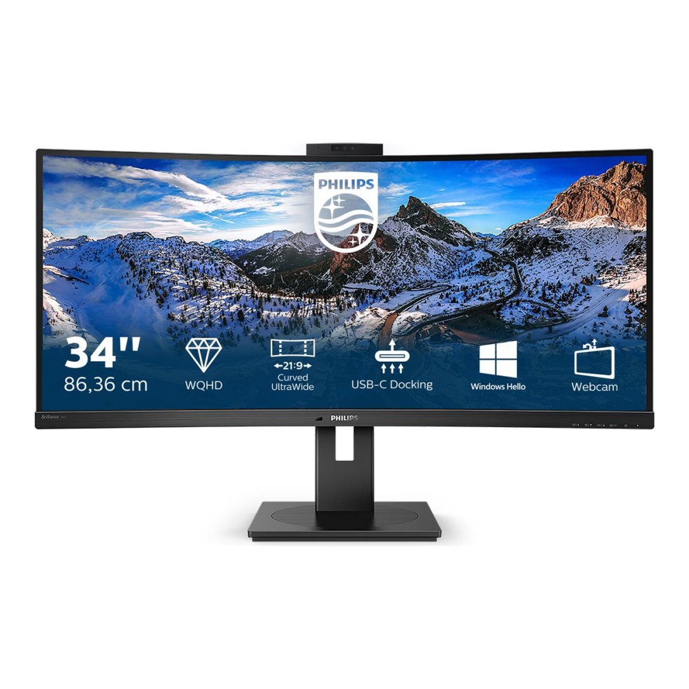 Philips Philips P-line 346P1CRH - LED-skärm - böjd - 34" - HDR