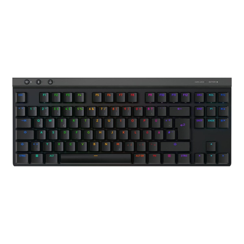 Logitech Logitech G G515 - tangentbord - LIGHTSPEED TKL - QWERTZ - tjeckiska - svart Inmatningsenhet