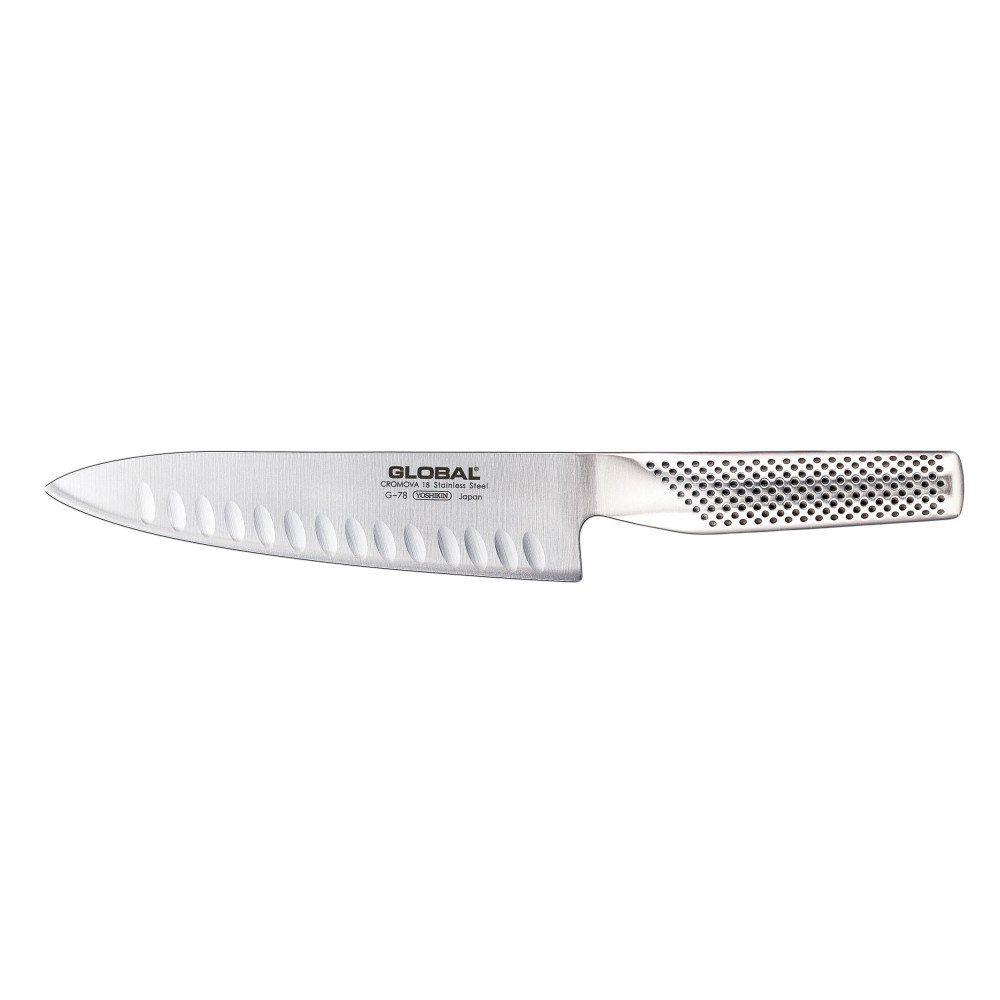 Global Global - Cooks Knife Fluted 20cm Blade (G-78 )
