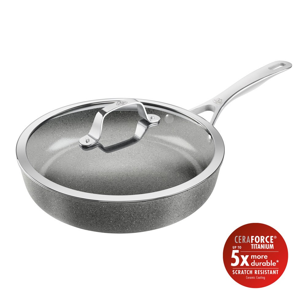 Ballarini Ballarini - Salina Ceramic Saute Pan with Lid - 28 cm