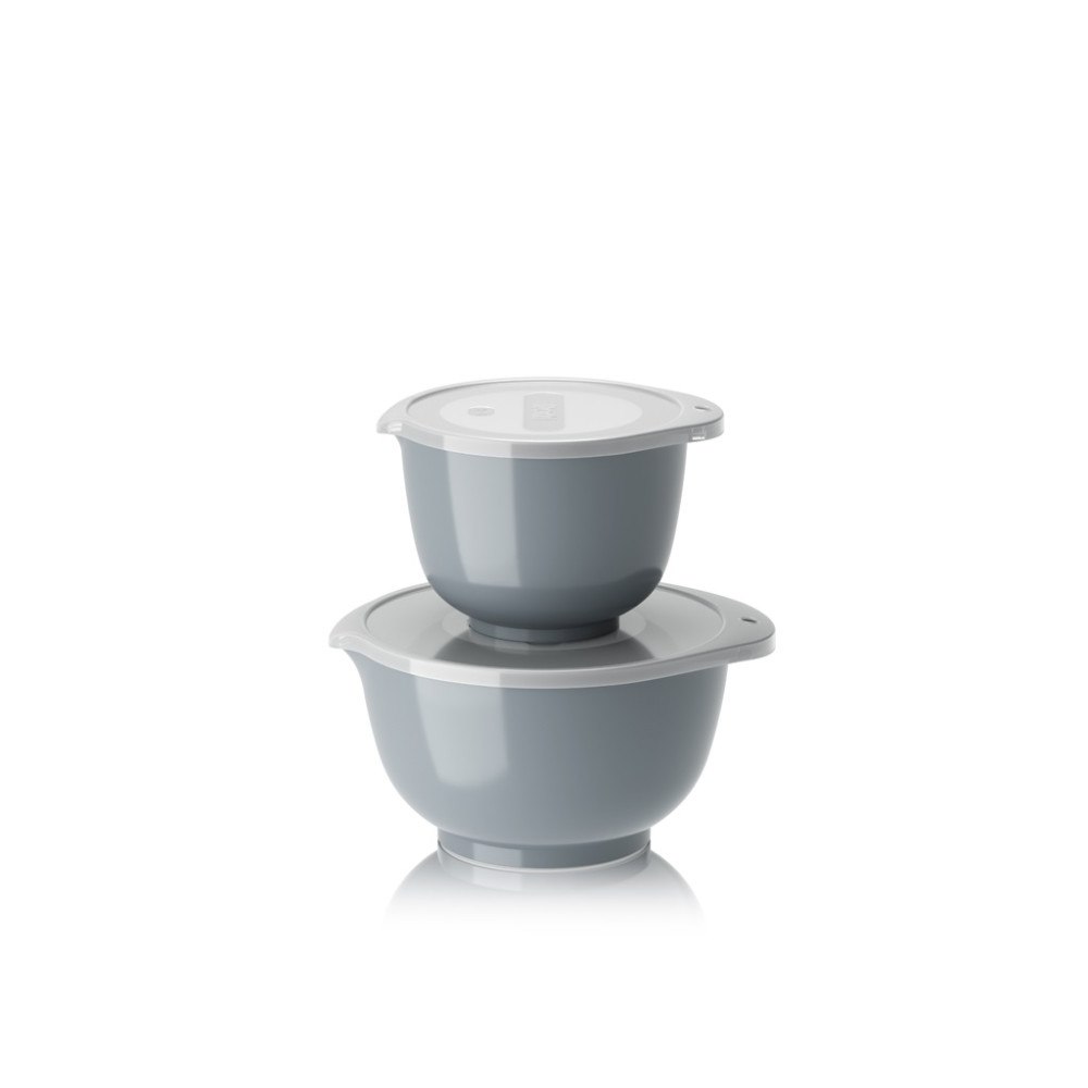 Rösti Rosti - NEW Margrethe bowls, Set of 2 + lids - Dusty Blue