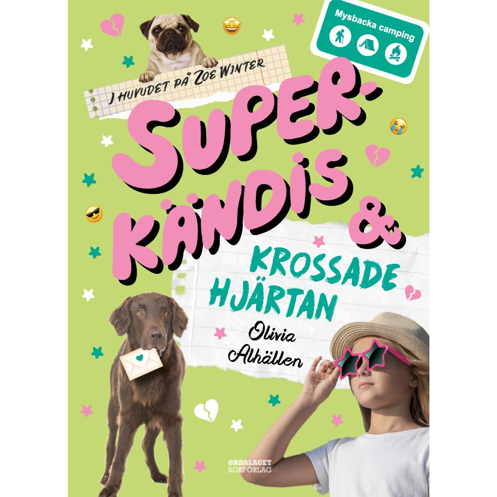 Ordalaget Bokförlag Superkändis och krossade hjärtan (bok, kartonnage)