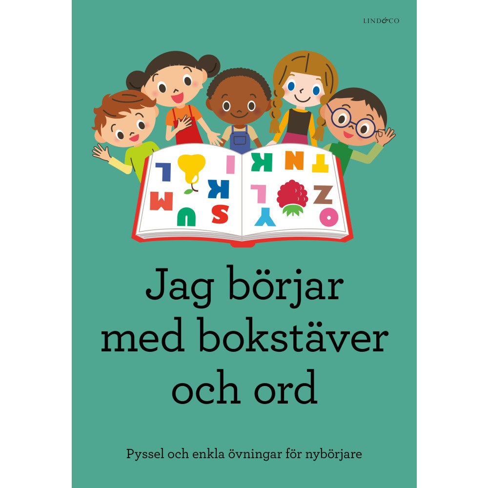 Lind & Co Jag börjar med bokstäver och ord : pyssel och enkla övningar för nybörjare (häftad)