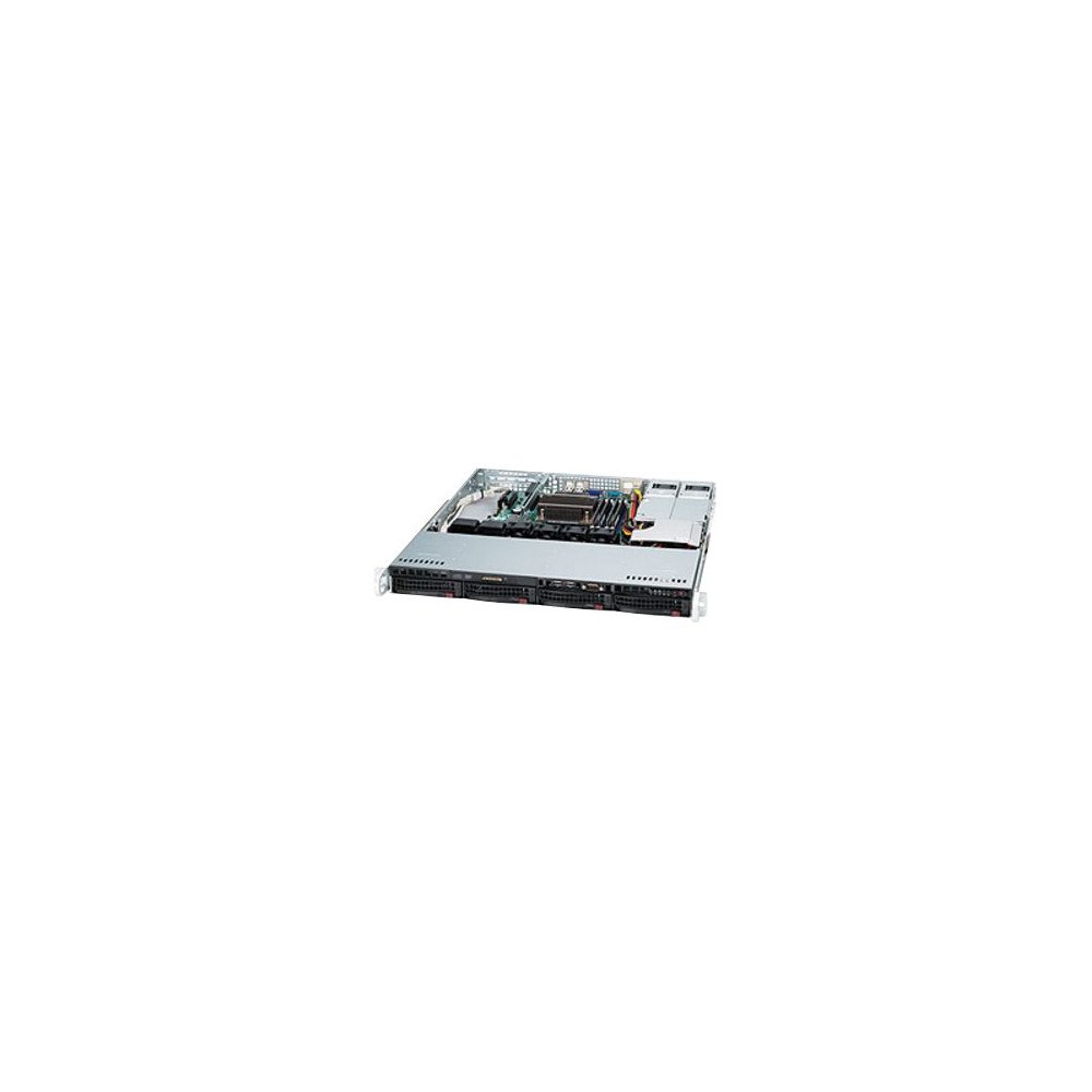 Supermicro Supermicro SC813M FTQC-R407CB - kan monteras i rack - 1U - ATX