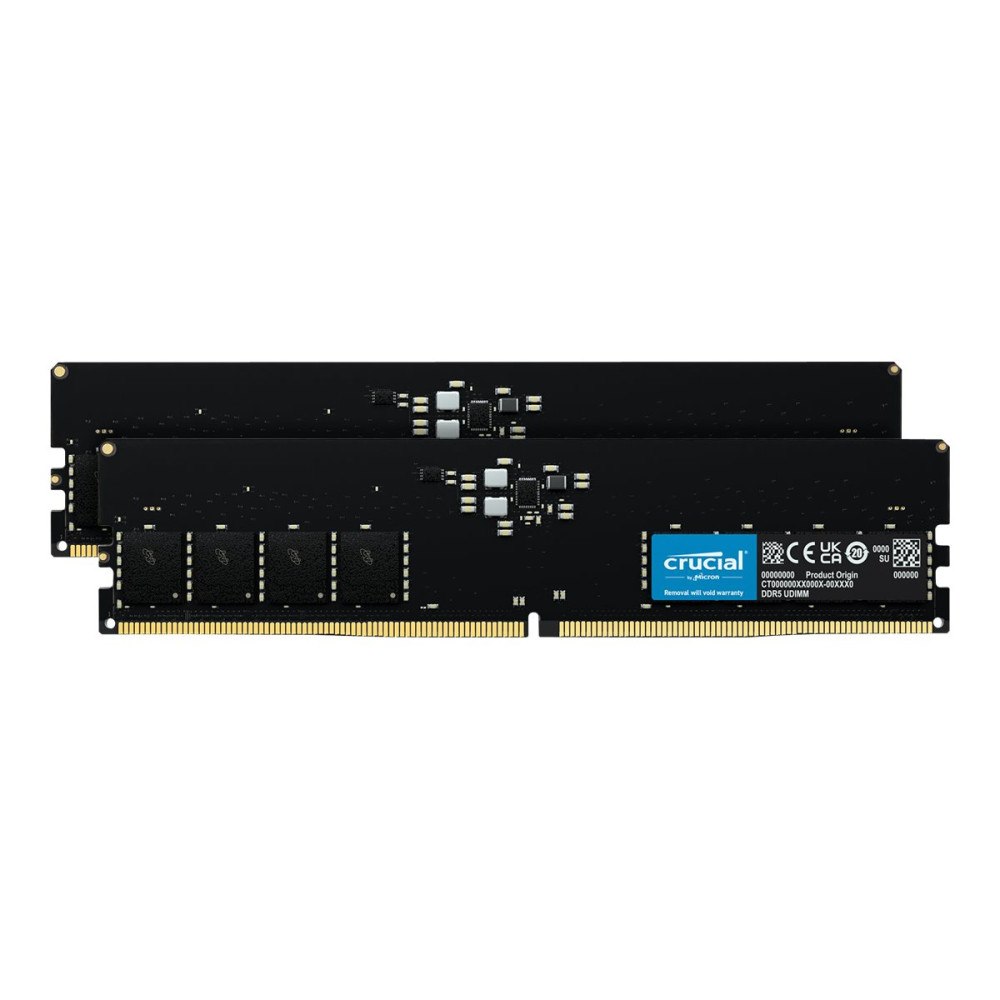 Crucial Crucial - DDR5 - sats - 32 GB: 2 x 16 GB - DIMM 288-pin - 2800 MHz / PC5-44800 - ej buffrad