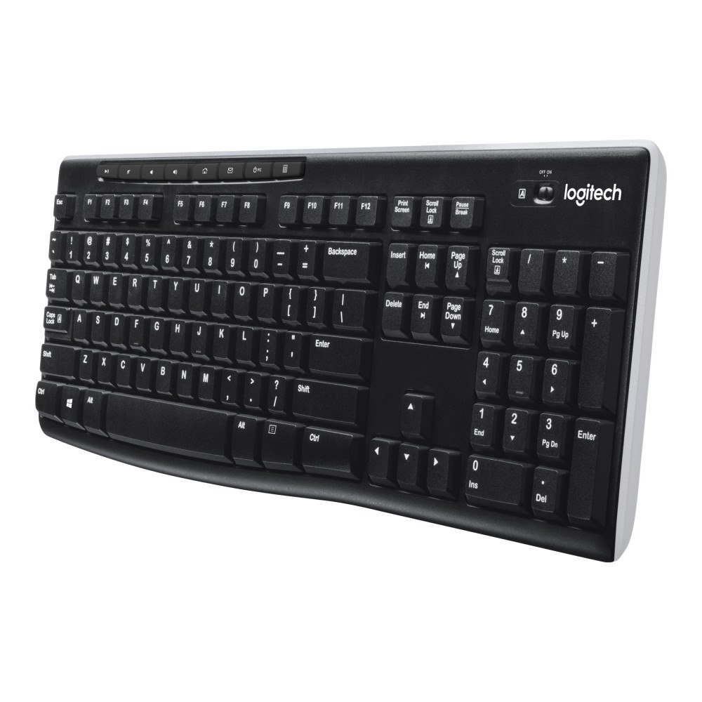 Logitech Logitech Wireless Keyboard K270 - tangentbord - tjeckiska Inmatningsenhet