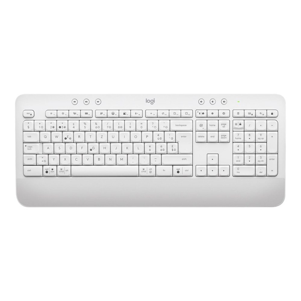 Logitech Logitech Signature K650 - tangentbord - QWERTZ - tjeckiska - offwhite Inmatningsenhet