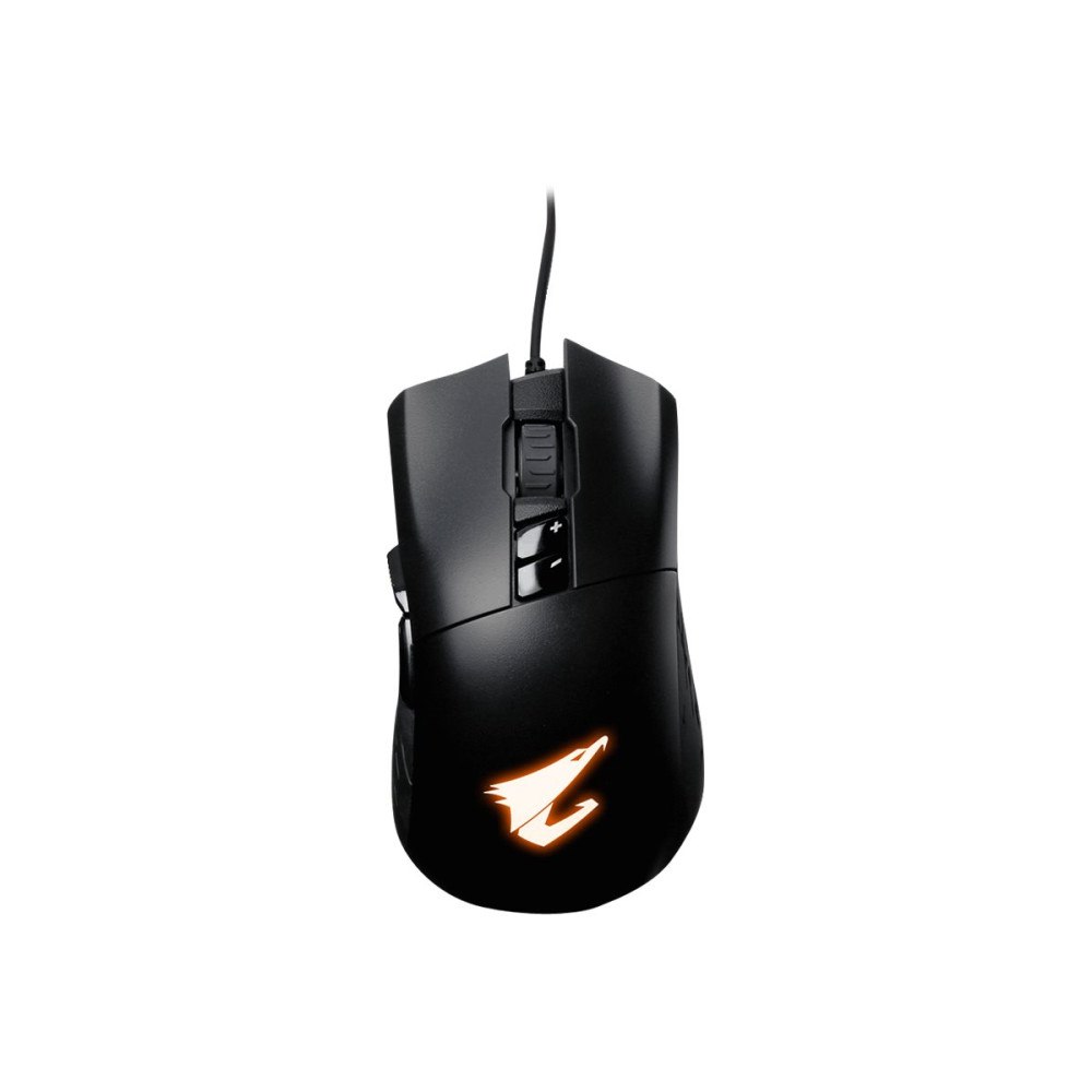 Gigabyte AORUS M3 - mus - USB - mattsvart