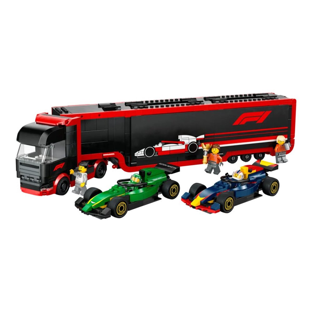 LEGO LEGO City 60445 - F1 Truck with RB20 & AMR24 F1 Cars - byggsats