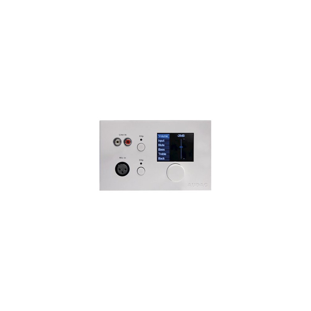 Audac Audac MWX65 knappsats - vit, RAL 9010