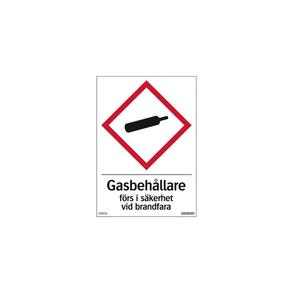 NO BRAND VENDOR (SE) Dekal Gasbehållare 105x148mm