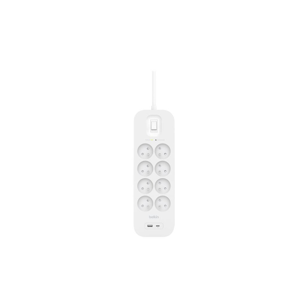 Belkin Belkin Connect - överspänningsskydd - med USB-C- och USB-A-portar