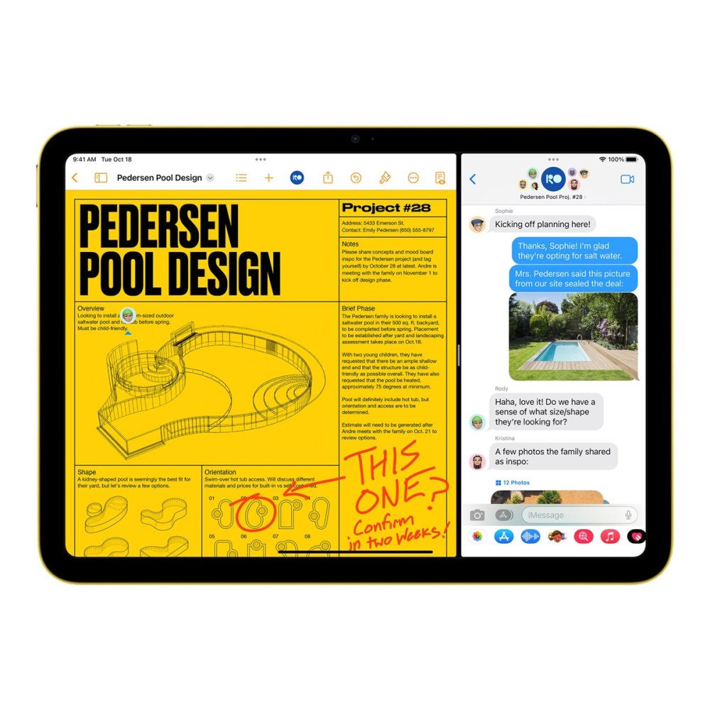 Apple Apple 10.9-inch iPad Wi-Fi - 10:e generation - surfplatta - 256 GB - 10.9"