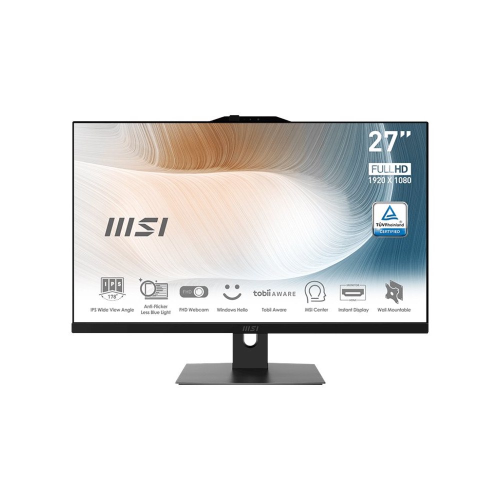 MSI MSI Modern AM272P 1M 845EU - allt-i-ett Core 7 150U 1.8 GHz - 16 GB - SSD 1 TB - LED 27"