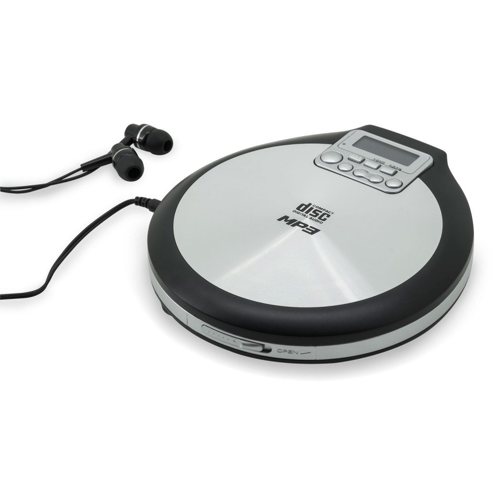 Soundmaster CD-spelare Bärbar Resume-funktion CD9220 Silver/Svart (Skadad)