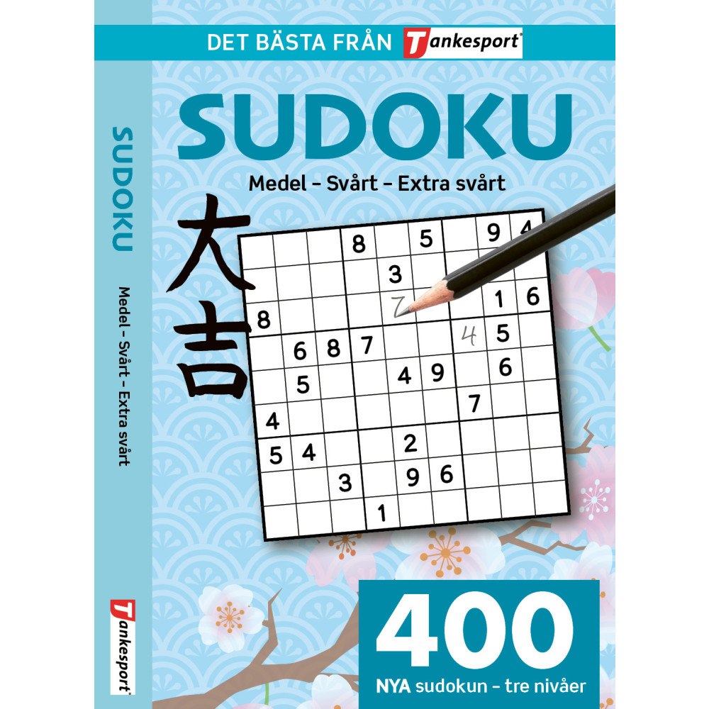 Stevali 400 nya Sudoku : Medel - svårt - extra svårt (häftad)