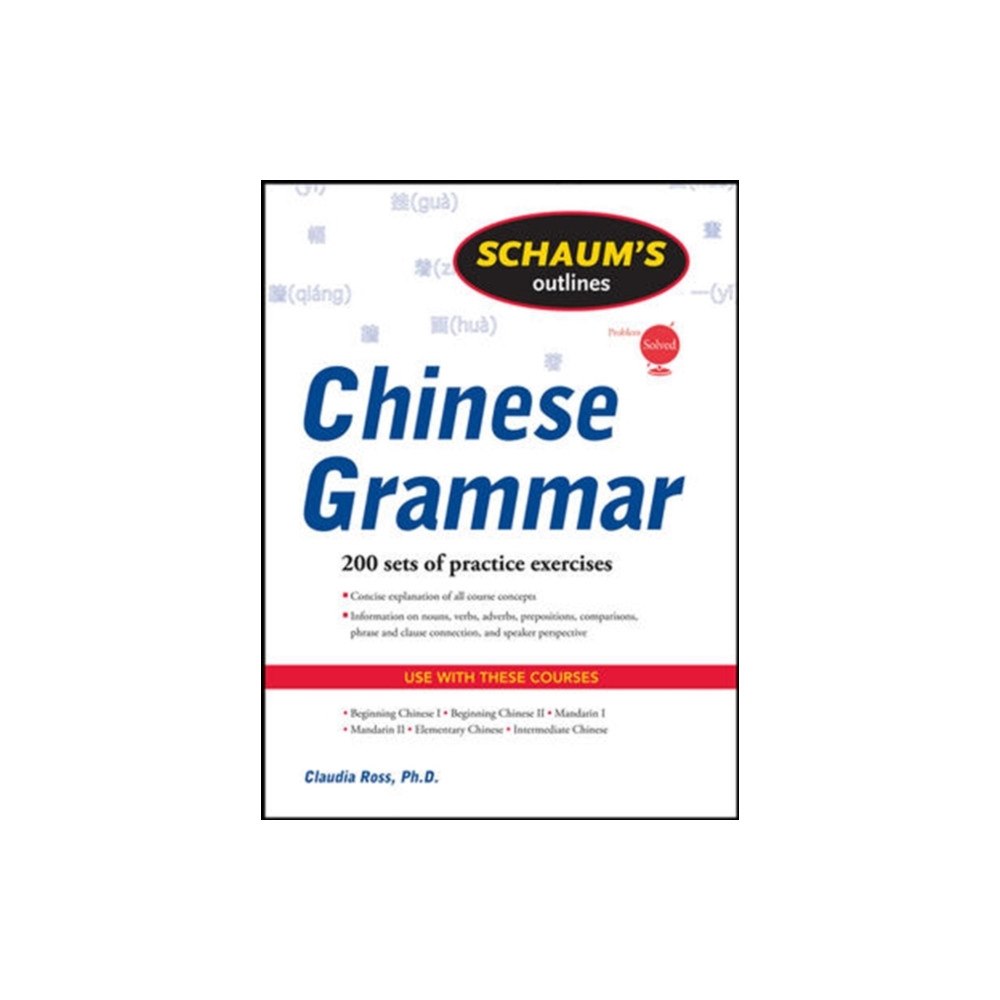 McGraw-Hill Education - Europe Schaum's Outline of Chinese Grammar (häftad, eng)
