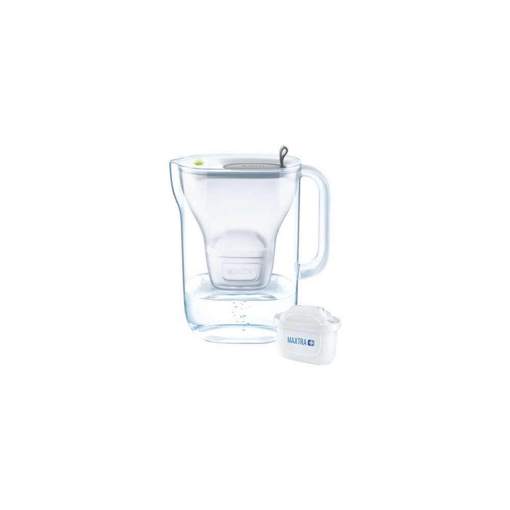 Brita BRITA Fill&Enjoy Style - vattenfilterkanna - grå - Storlek 26.5 x 11 cm - Höjd 27.5 cm - 2.4 L