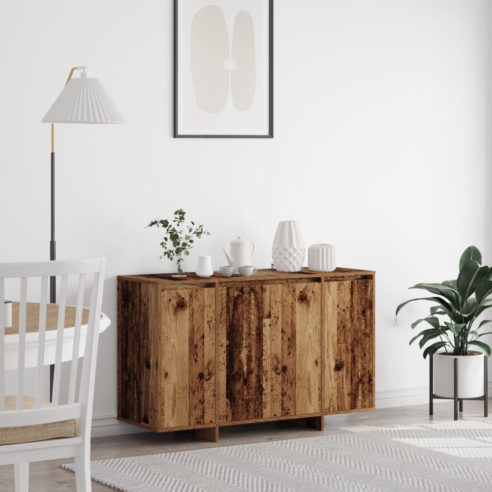 vidaXL Brun Sideboard Gammalt trä Trä 120 x 41 x 75 cm Sideboard