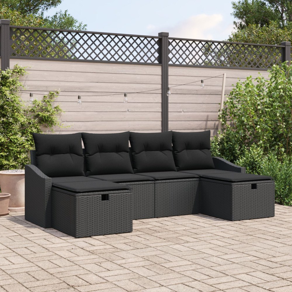vidaXL Soffset 6 st konstrotting