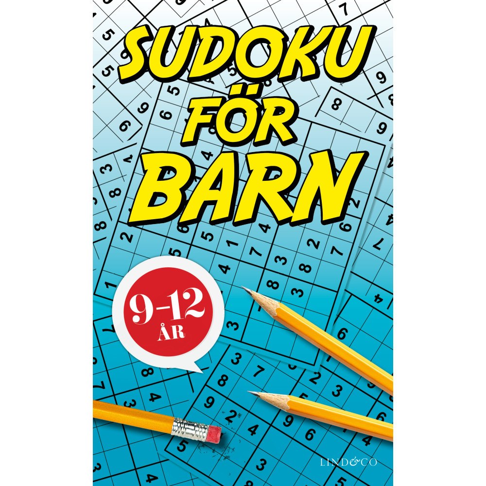 Lind & Co Sudoku för barn 9-12 år (pocket)