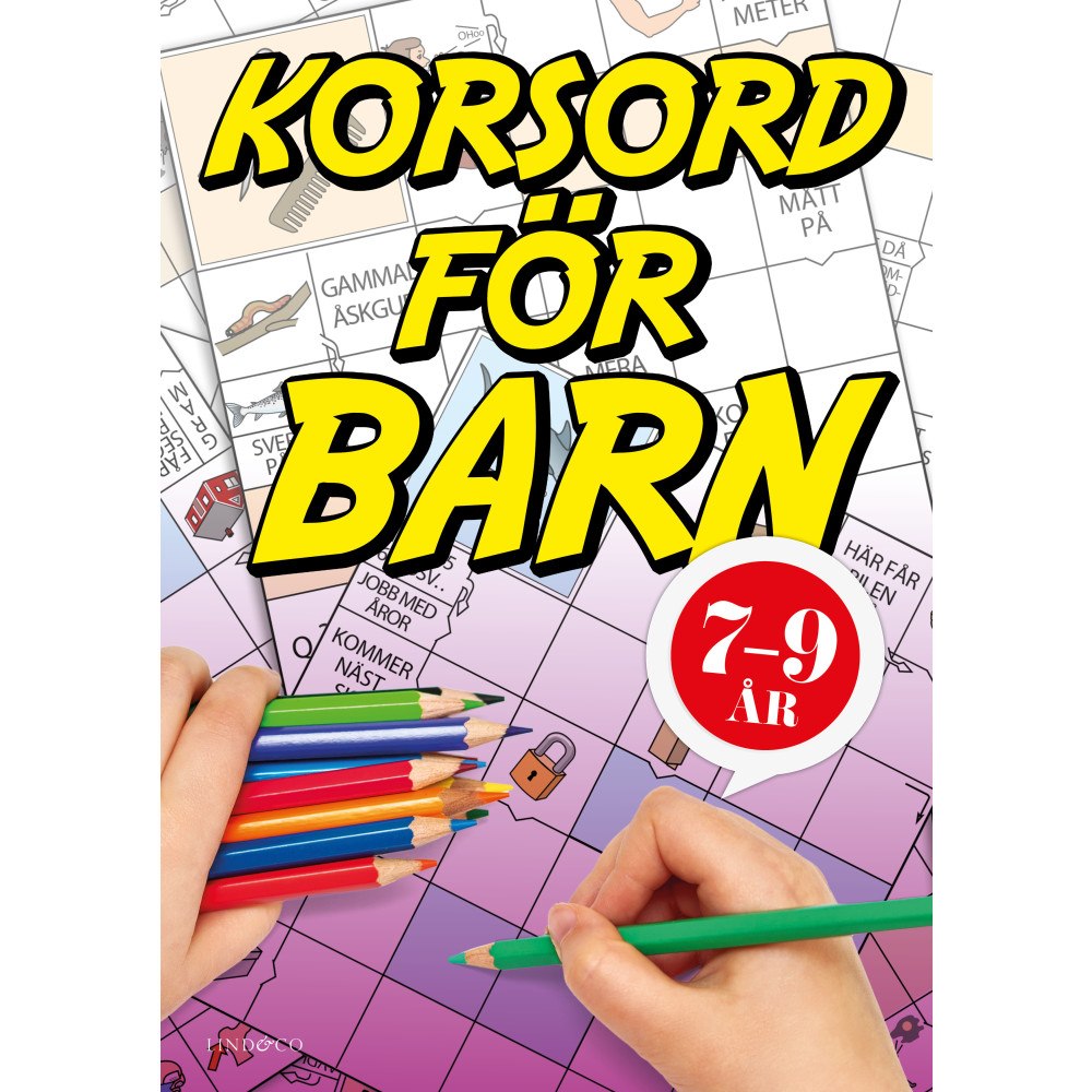 Lind & Co Korsord för barn 7-9 år (häftad)