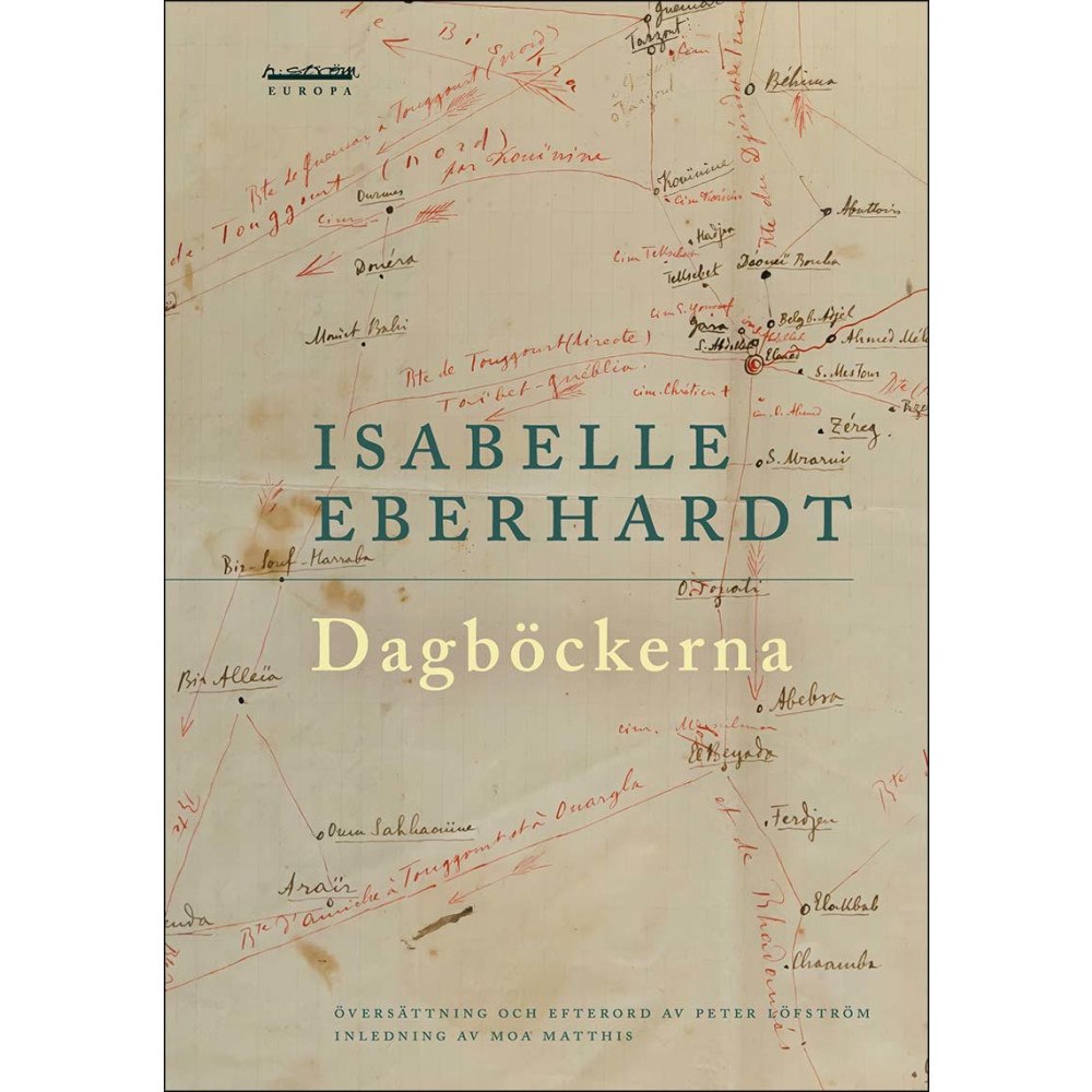 Isabelle Eberhardt Dagböckerna (bok, danskt band)