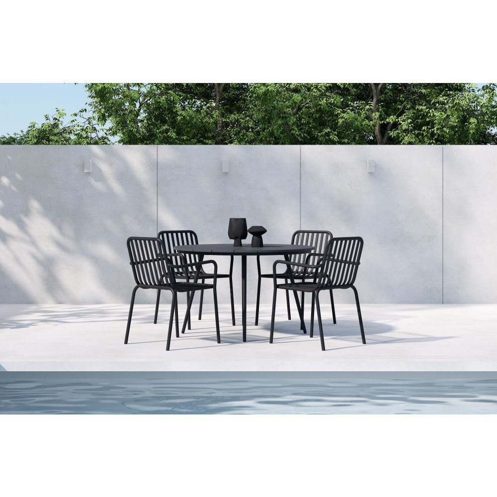 Venture Home San Vito Matgrupp med stolarna Peking