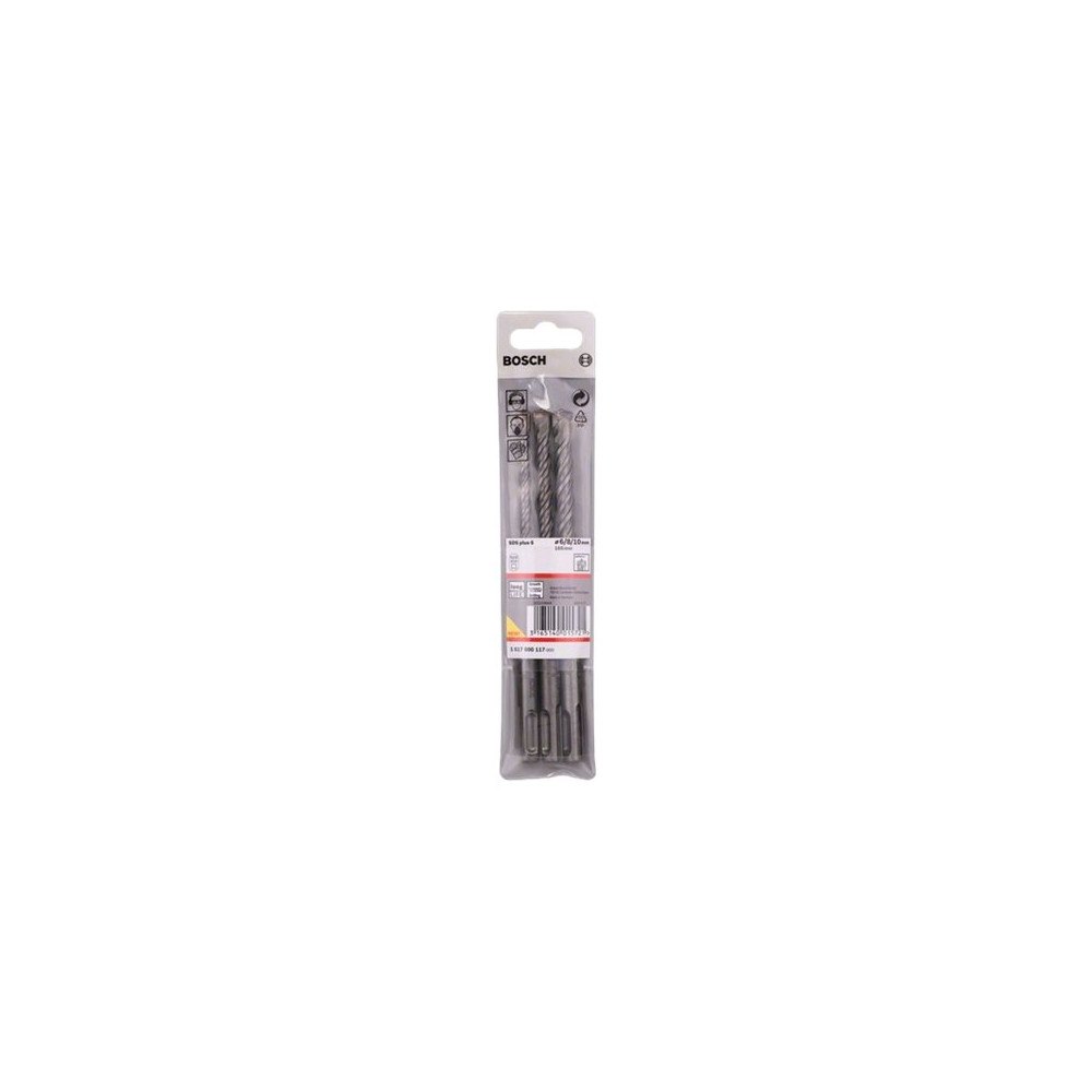 Bosch Group Bosch SDS-plus-5 - borrsats - för betong, murverk, armerad betong - 3 delar