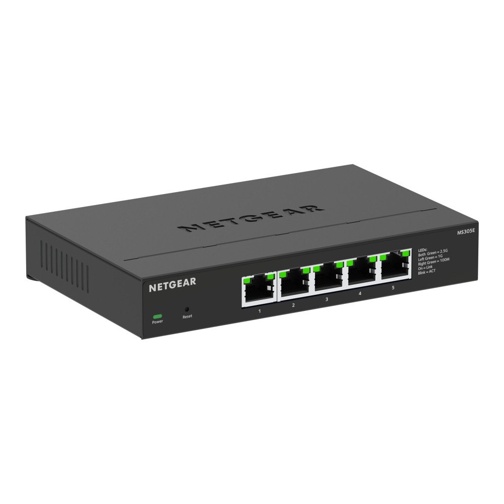 Netgear NETGEAR 300 Series Plus - switch - multi-gigabit - 8 portar - Administrerad