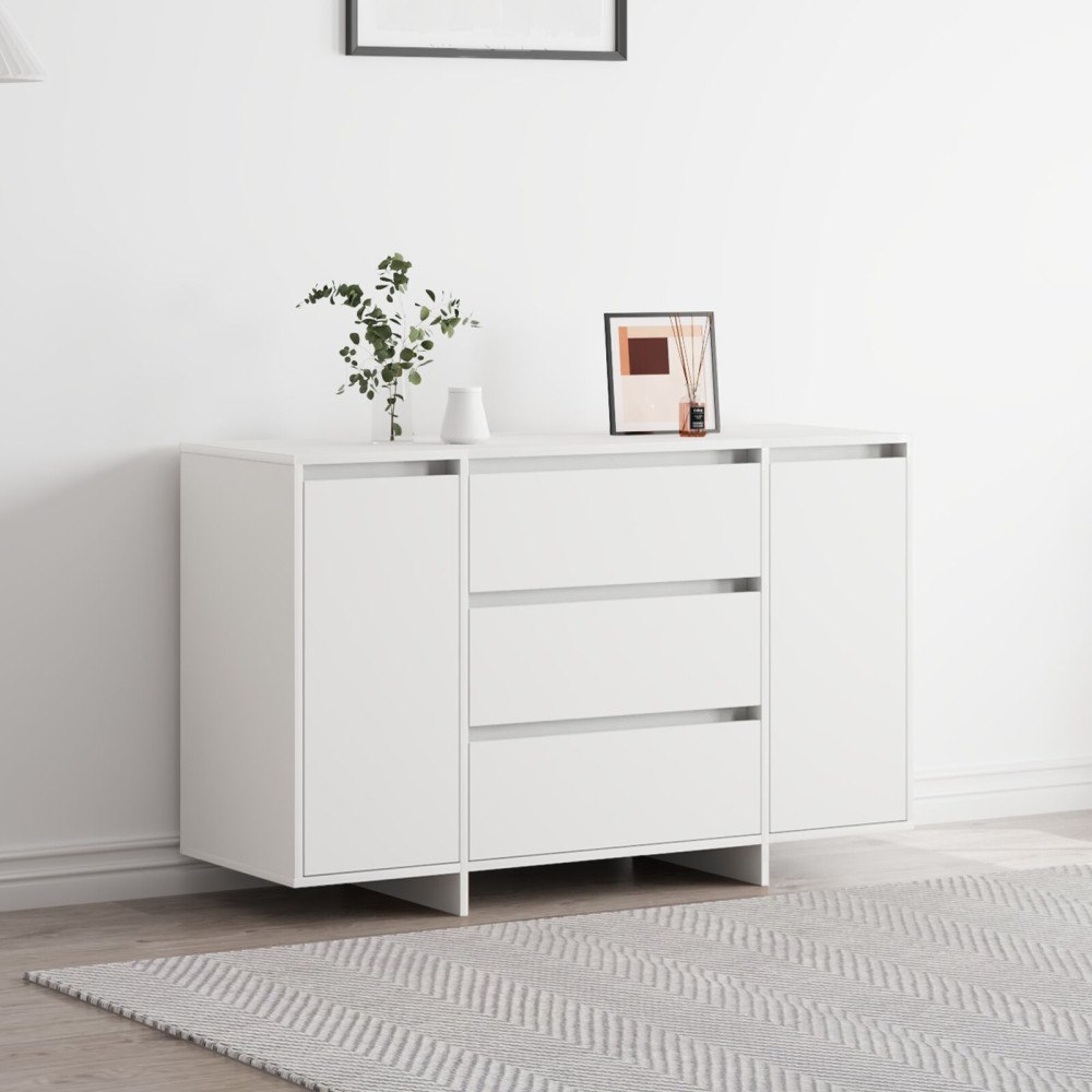 vidaXL Sideboard Vit 120x41x75 cm Konstruerat trä
