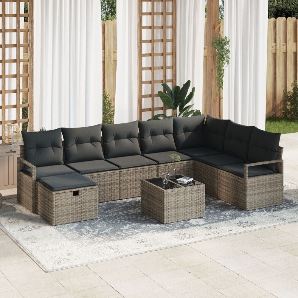 vidaXL Soffset 6 st konstrotting