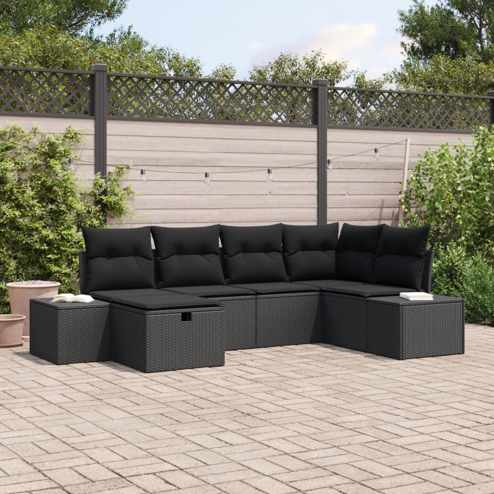 vidaXL Soffset 6 st konstrotting