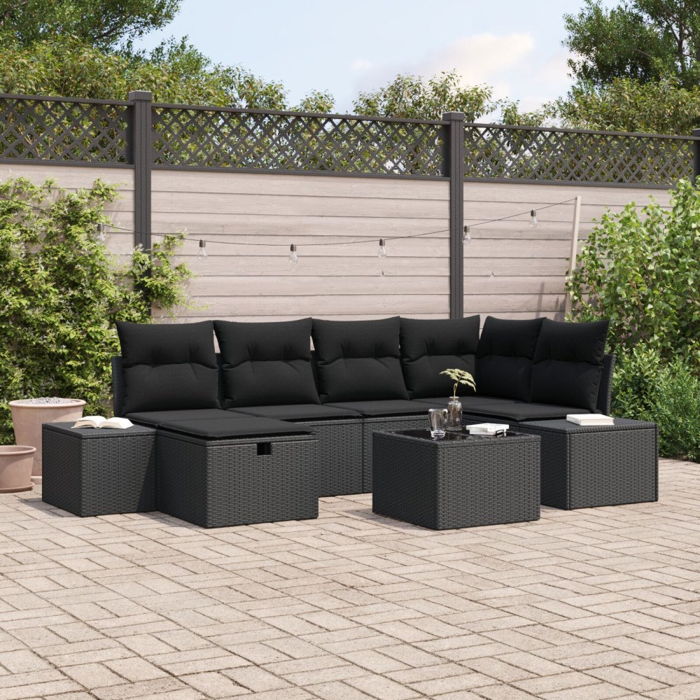 vidaXL Soffset 6 st konstrotting