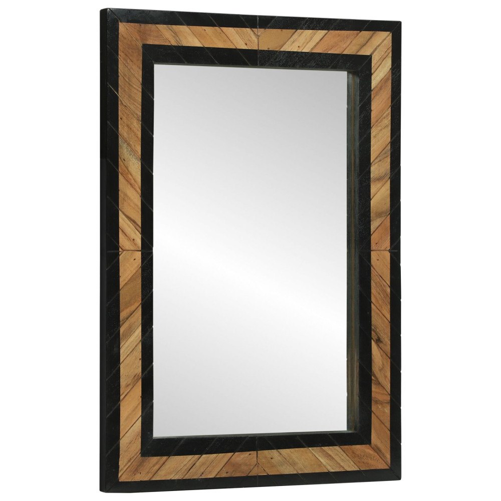 vidaXL Spegel 70x2x70 cm Massivt Akaciaträ