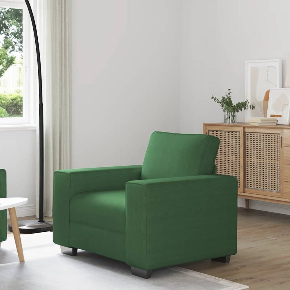 vidaXL Soffstol mörkgrön 60 cm manchestertyg