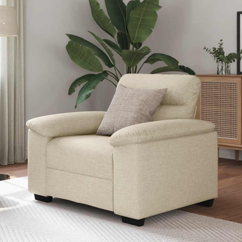 vidaXL Soffstol 60 cm linne