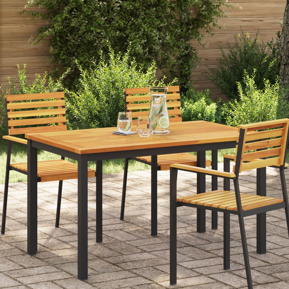 vidaXL Bordsskiva 120x70x2,2 cm Rektangulär Solid Trä Acacia