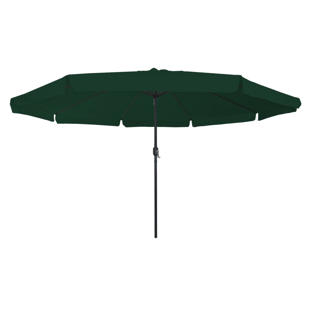 vidaXL Trädgårdsparasol ø395x245 cm Grön