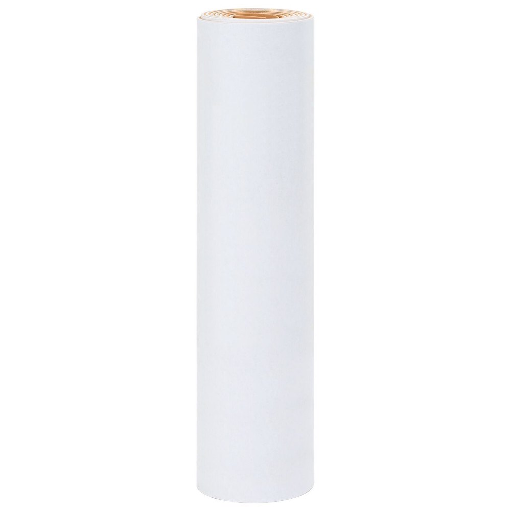 vidaXL Båt Golv Självhäftande Brun och Vit 240x60 cm EVA Skum