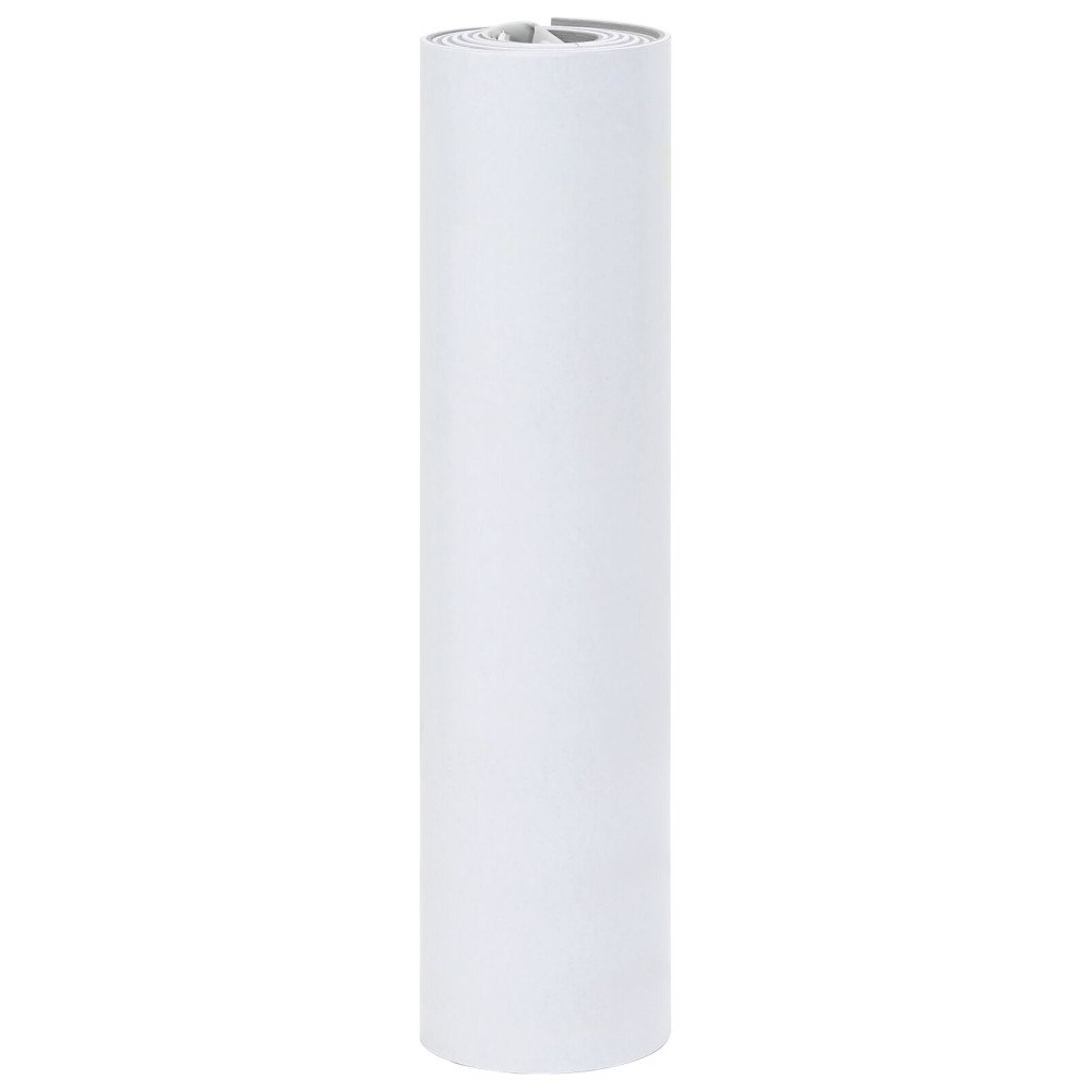 vidaXL Båtgolv Självhäftande Ljusgrå & Vit 240x60 cm EVA-skum