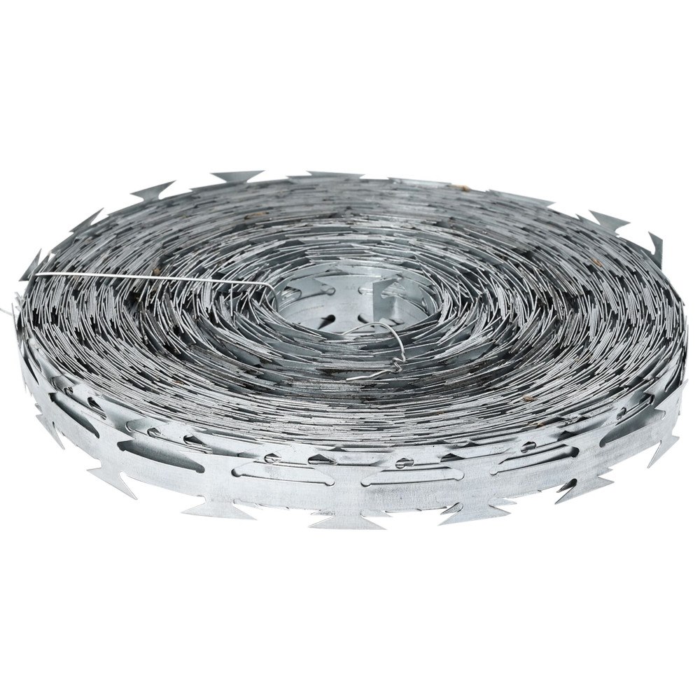 vidaXL Razor Wire 50 m BTO-22 Galvaniserad Stål