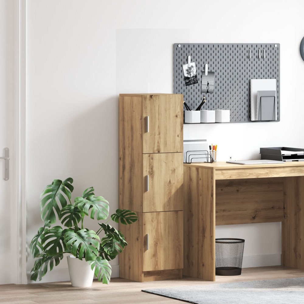 vidaXL Artisan Ekbänk Artisan ek Konstruerat trä Stor Förvaring