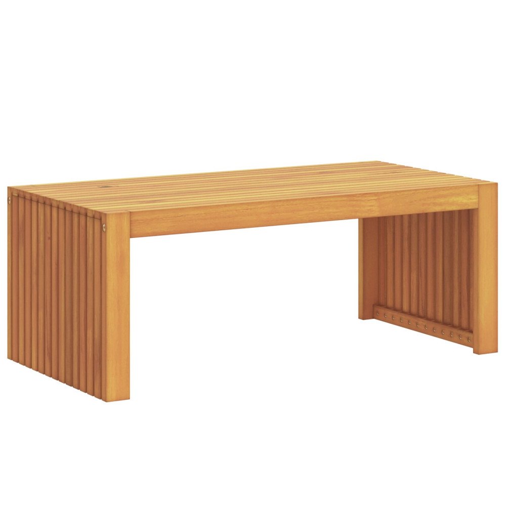 vidaXL Kaffeebord 90x45x35 cm Massivt Akaciaträ