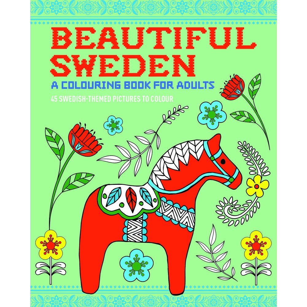 Barthelson Förlag Beautiful Sweden - A colouring book for adults (häftad, eng)