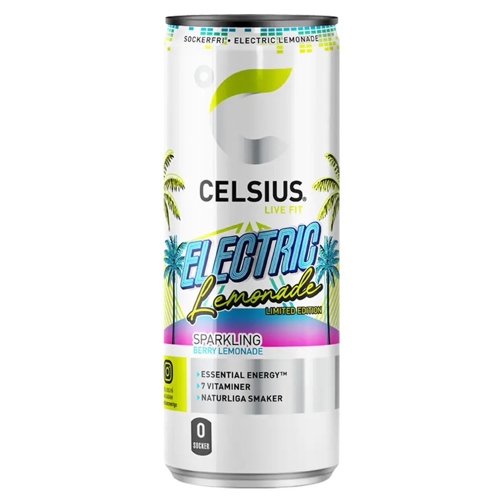 Celsius Celsius Electric Lemonade Energidryck 35,5cl