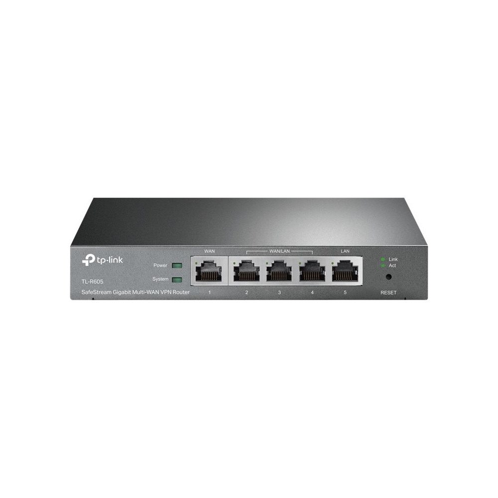 TP-LINK TP-Link SafeStream TL-ER605 V1.6 - router - skrivbordsmodell